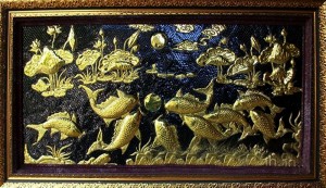 Ý nghĩa bức hình trong tranh cừu ngư 9 cá vàng